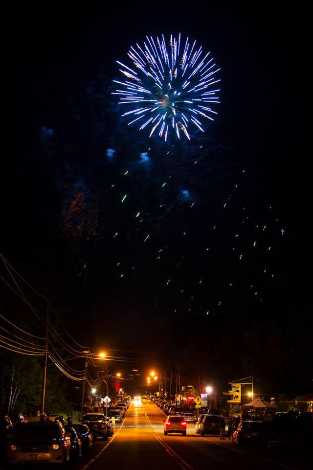 Speculator's Fourth of July fireworks.
