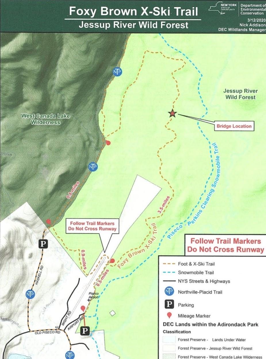 Foxey Brown Trail Map