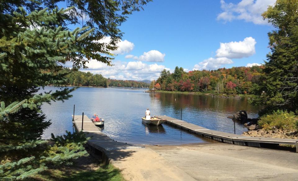A scenic cruise is a great way to enjoy an Adirondack fall.
