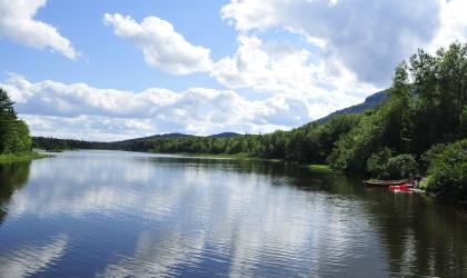 The Cedar Lakes of the Adirondacks are a wonderful paddling, camping, and hiking destination.