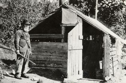 "French Louie" was a famous Adirondack hermit.