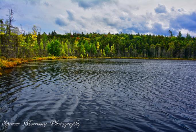 Helldiver Pond is scenic and easy to access with an easy carry.