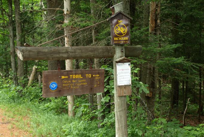 Here's where to park for this short section of the Northwill-Lake Placid trail.