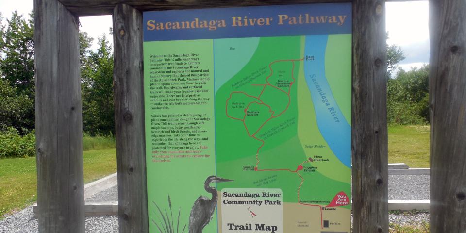 Sacandaga Trail Map