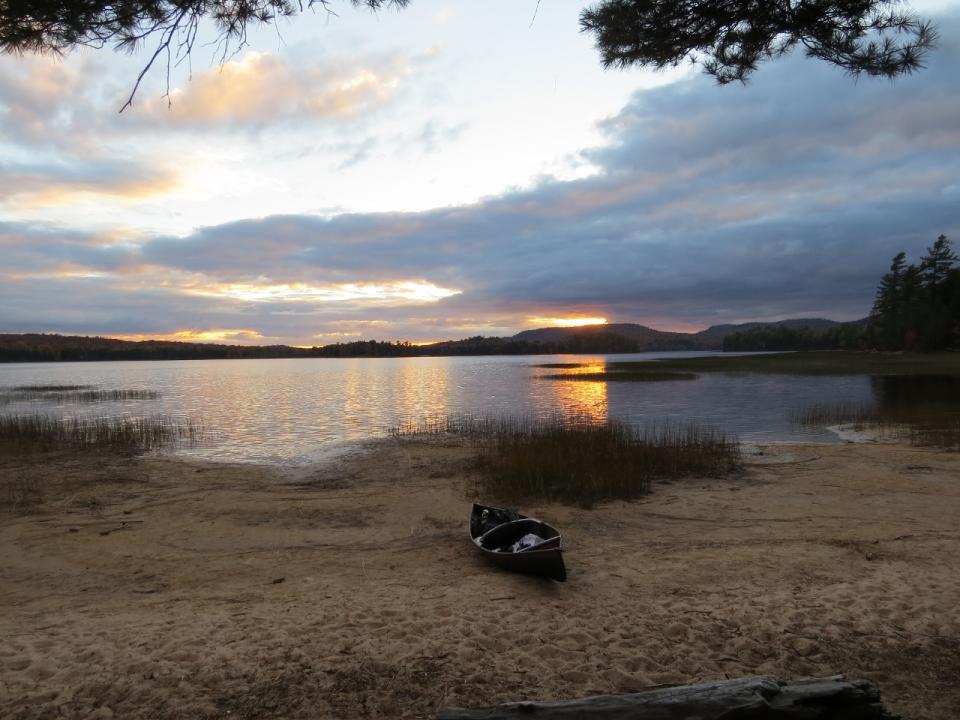 Lake Lila Camp Site View