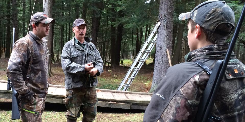Finalizing our hunting plans - Adirondacks, NY