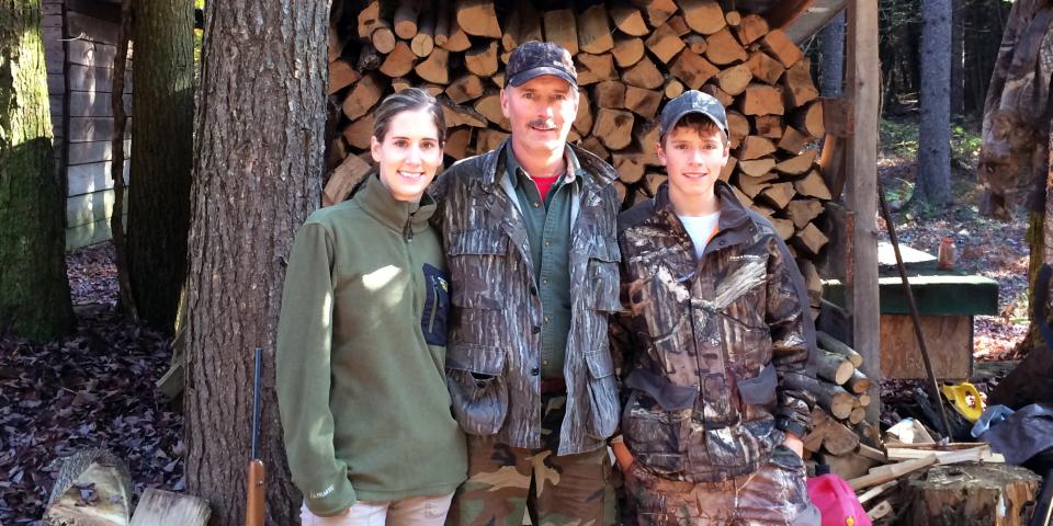 Hunting with my dad & brother