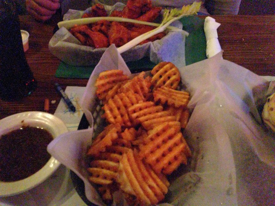 And, of course, we must order fries.