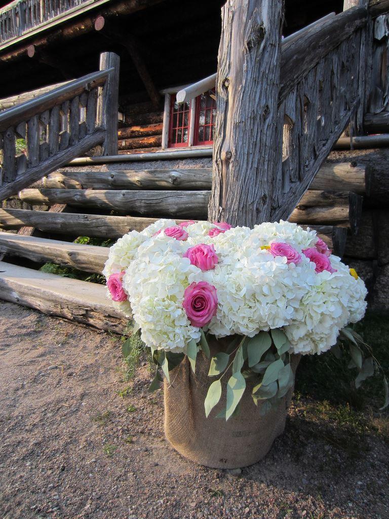 A rustic wedding at Great Camp Sagamore (Photo courtesy of Great Camp Sagamore)