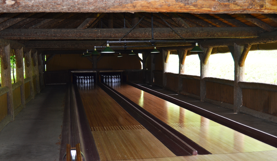 The Outdoor Bowling Alley at Great Camp Sagamore