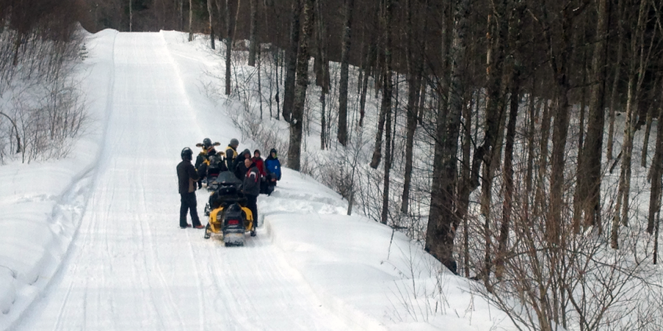 Kunjamuk Cave is even popular in the winter when snowmobilers make tracks on the nearby trails.