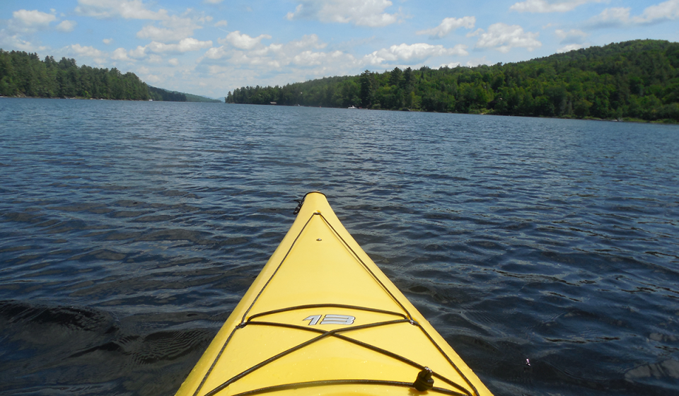 Kayaking on Long Lake
