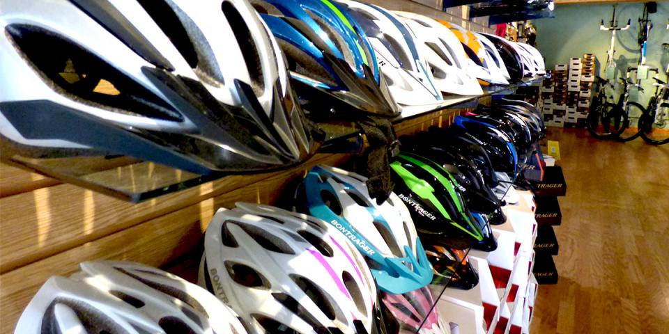 Bike Helmets at Pedals & Petals
