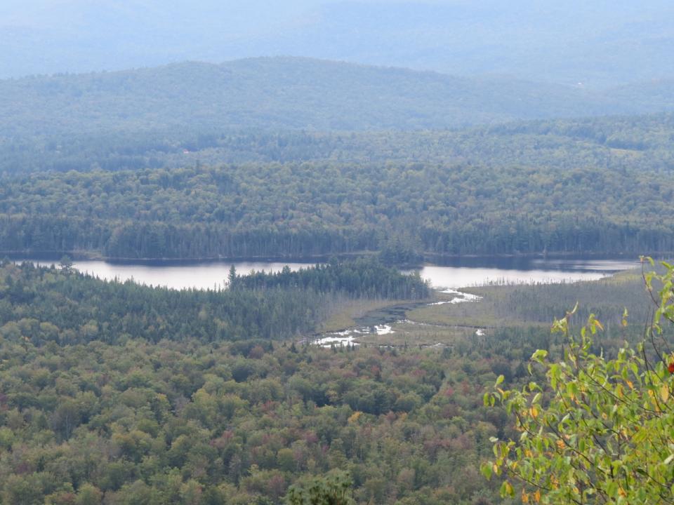 Mud Pond from the summit of Mud Pond Mountain