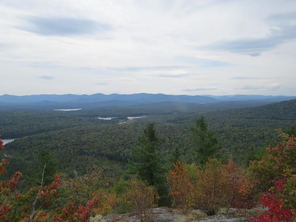 View from the summit of Mud Pond Mountain
