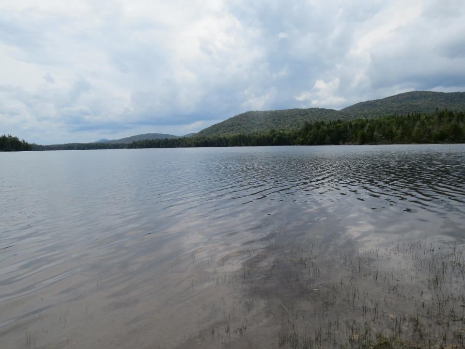 View of McRorie Lake from the camp site