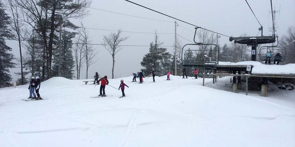 Perfect ski day at Oak Mountain - February 2015