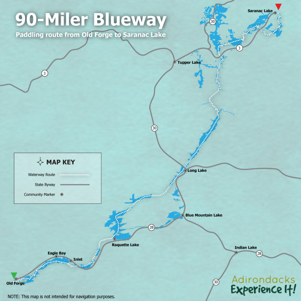 90 Miler Blueway Map - ROOST