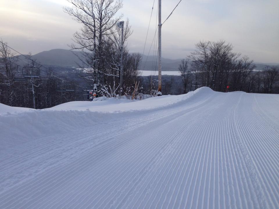 Groomed Trail at Oak Mountain