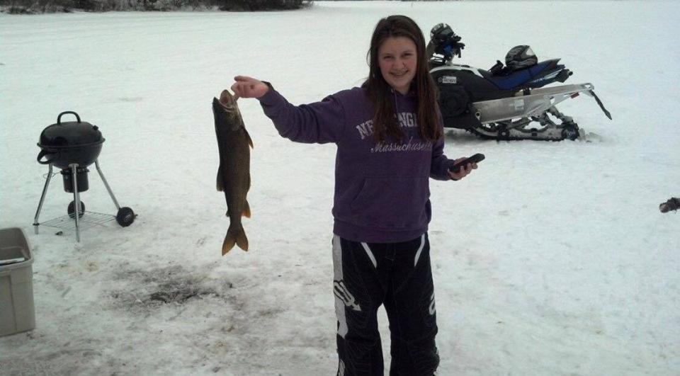 Laura O'Connor Ice Fishing with Kids
