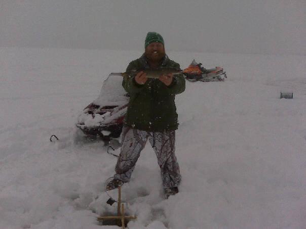 Robey Snowy Ice Fishing