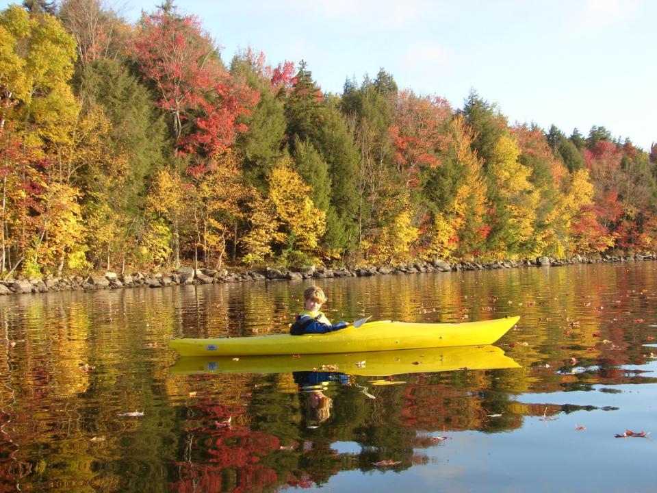 Kayaking the Adirondacks.