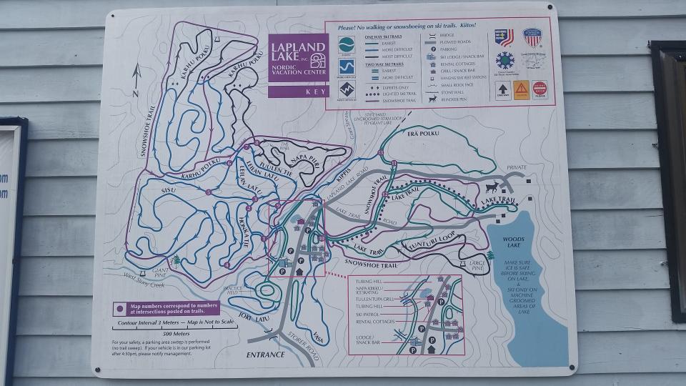 Lapland Lake Trail Map