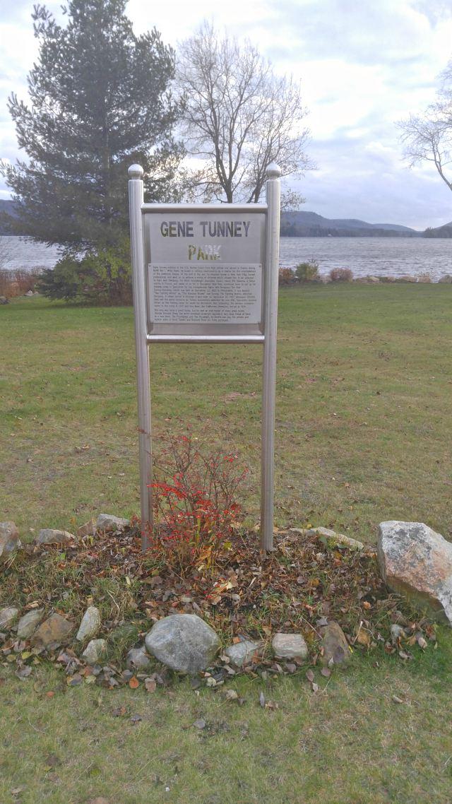 Now there is a memorial to this time when heavyweight boxing was an important part of Speculator.