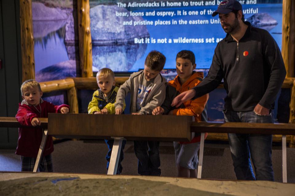 These aren't just exhibits, they are hands-on, interactive displays and activities.