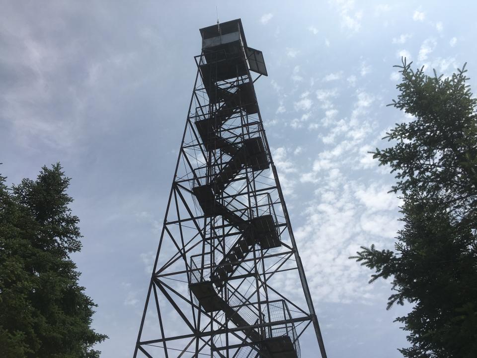 The Wakely Mountain fire tower.