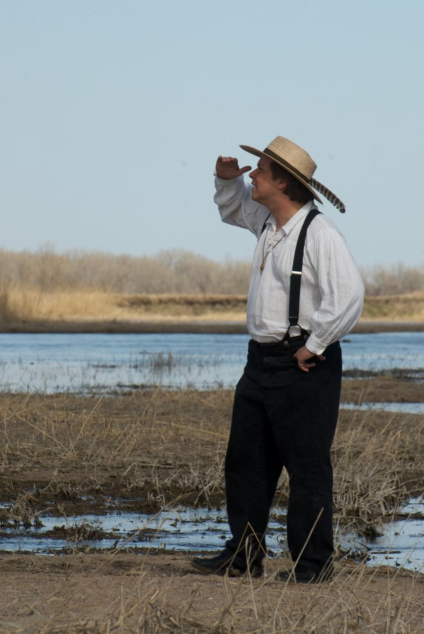 Brian "Fox" Ellis as John James Audubon