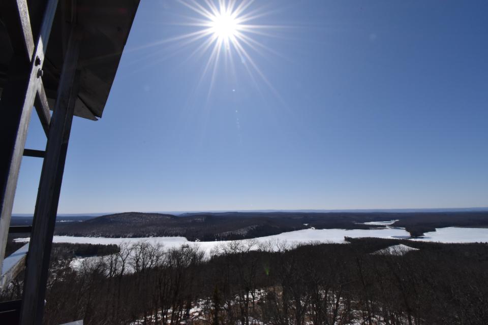 View from the Kane Mountain Fire Tower.