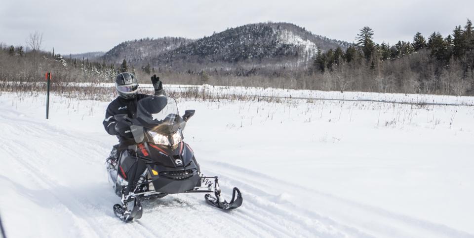 Snowmobile the Adirondacks