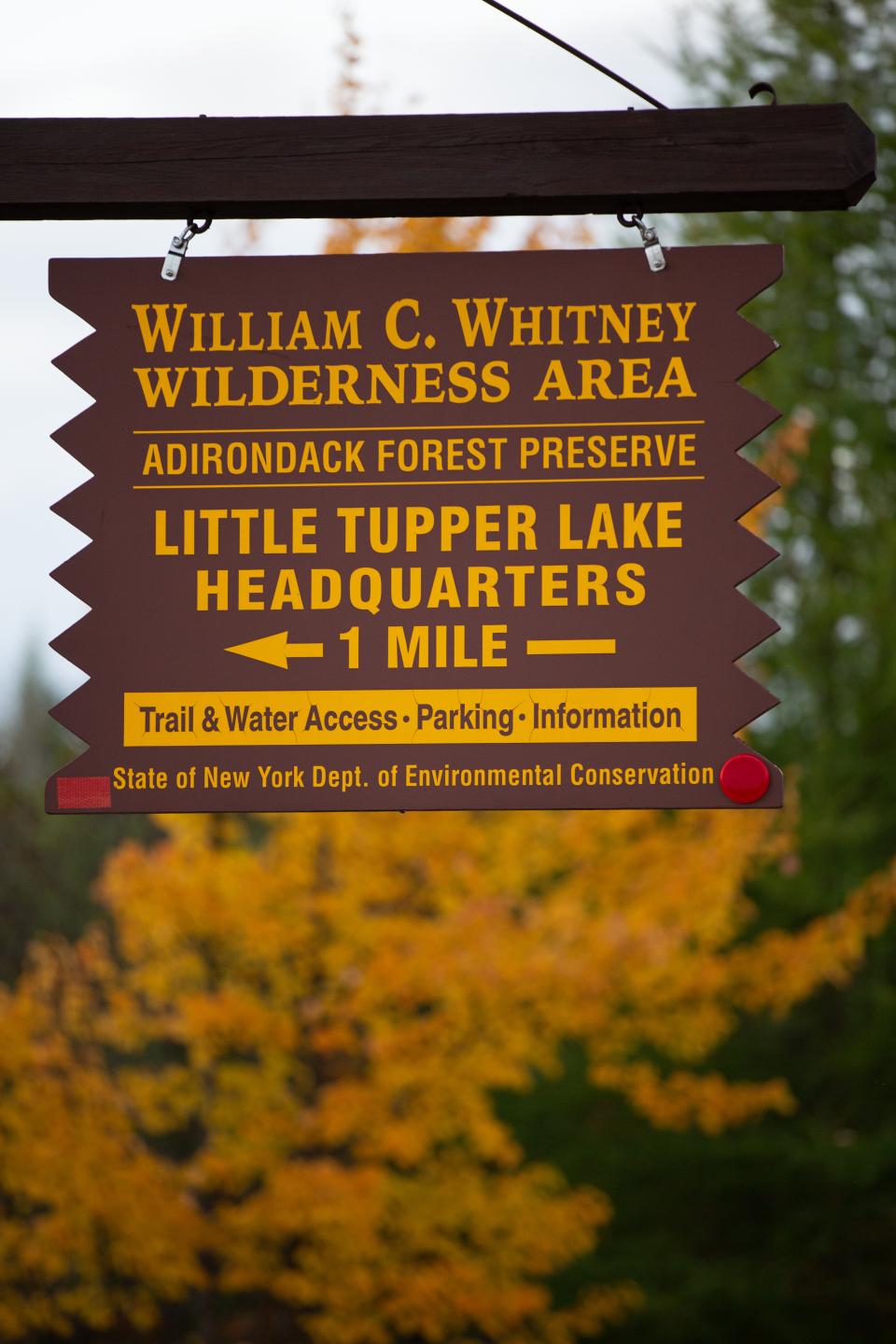 William C. Whitney DEC sign.