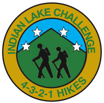Indian Lake 4-3-2-1 Hiking Challenge Patch