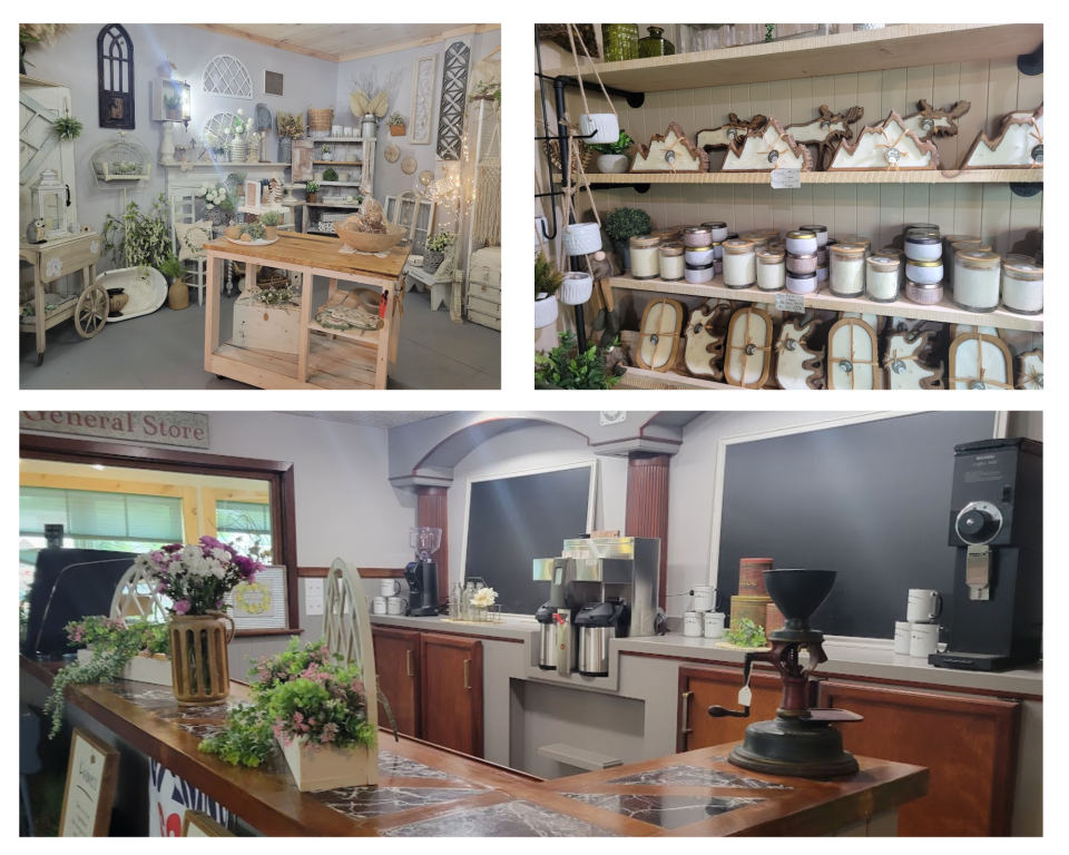 Tracy's Rustic Relics, Lost in the Woods Candle Shop and Perk's of Speculator Coffee shop