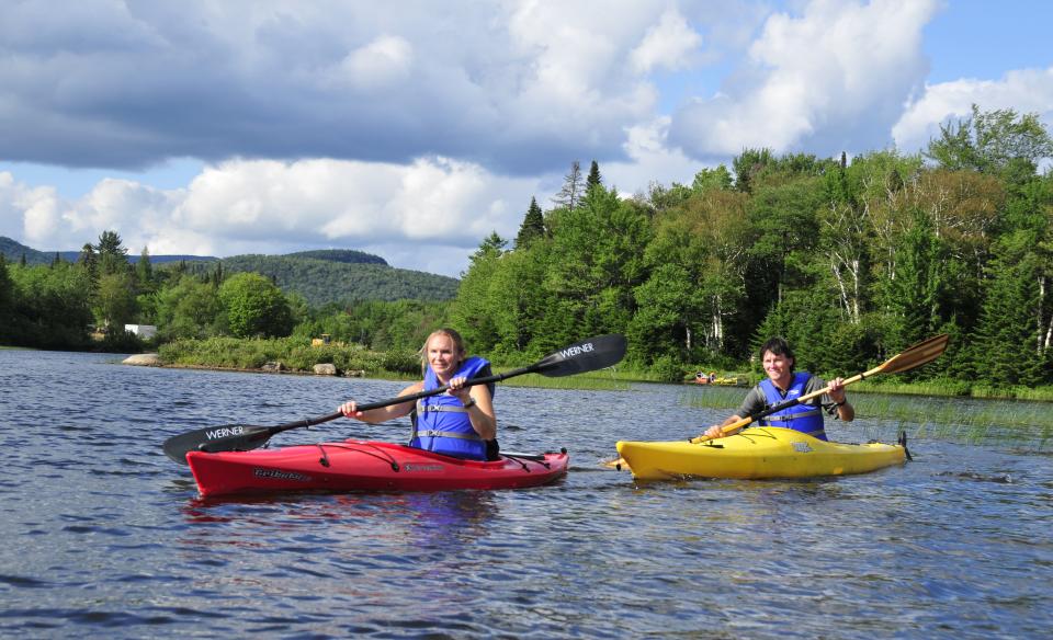 Paddling on a mountain lake is a great way to celebrate Adirondack summer.
