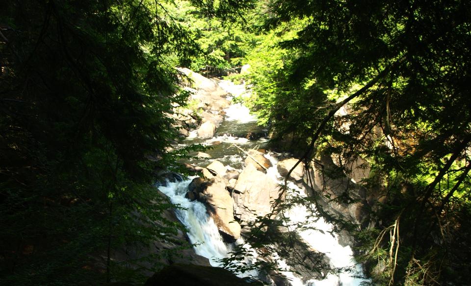 Auger Falls is a fine hike for almost any skill level, provided care is taken on slippery surfaces.