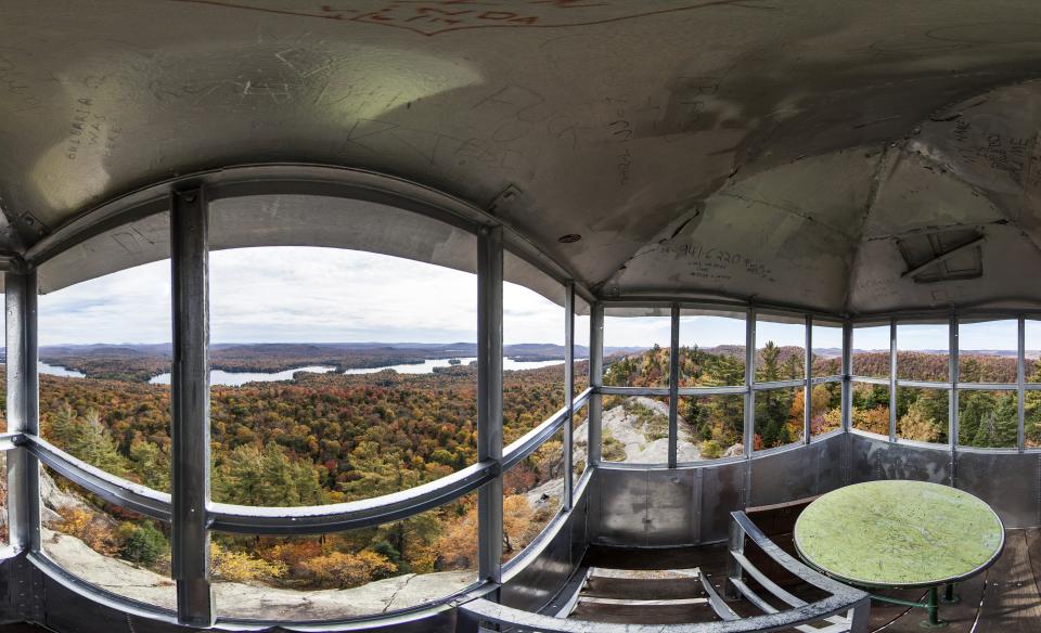 Firetowers are a wonderful place to view the fall leaves.