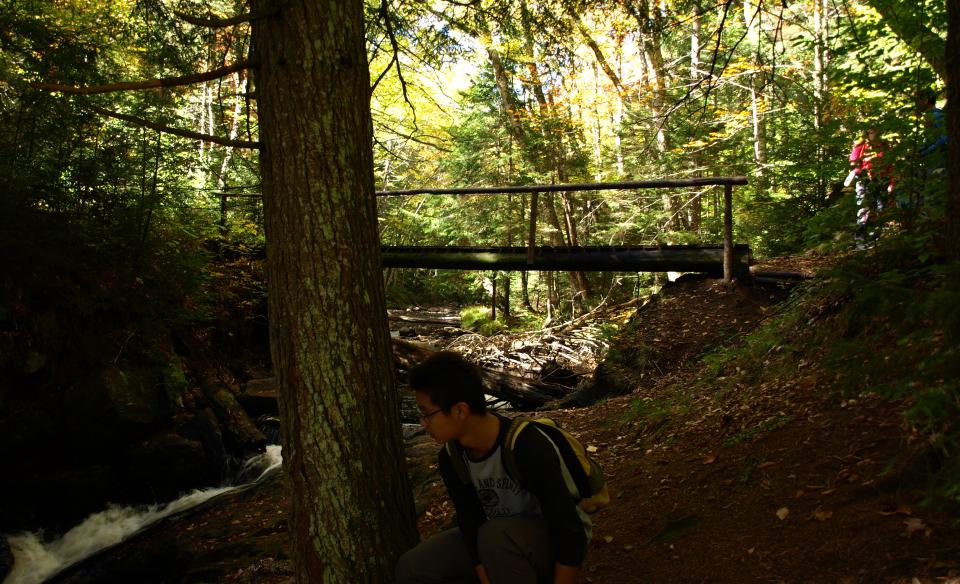 Use the bridge on the West Mountain trail to keep yourself out of the bigger streams.