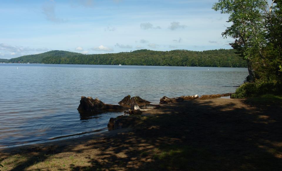 A popular lake with boat launches and scenic interest.