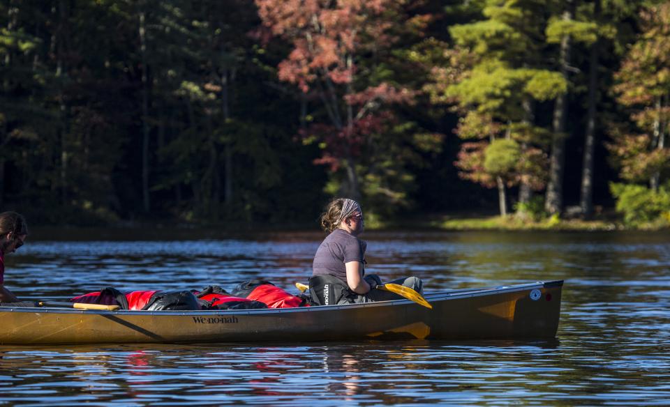 Seventh Lake is part of the Fulton Chain of great paddling.